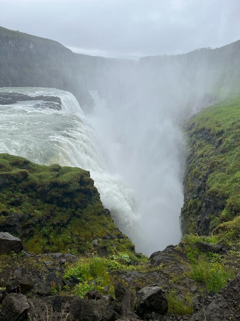 Gullfoss waterval in IJsland – de bestemming van de EYT-reis