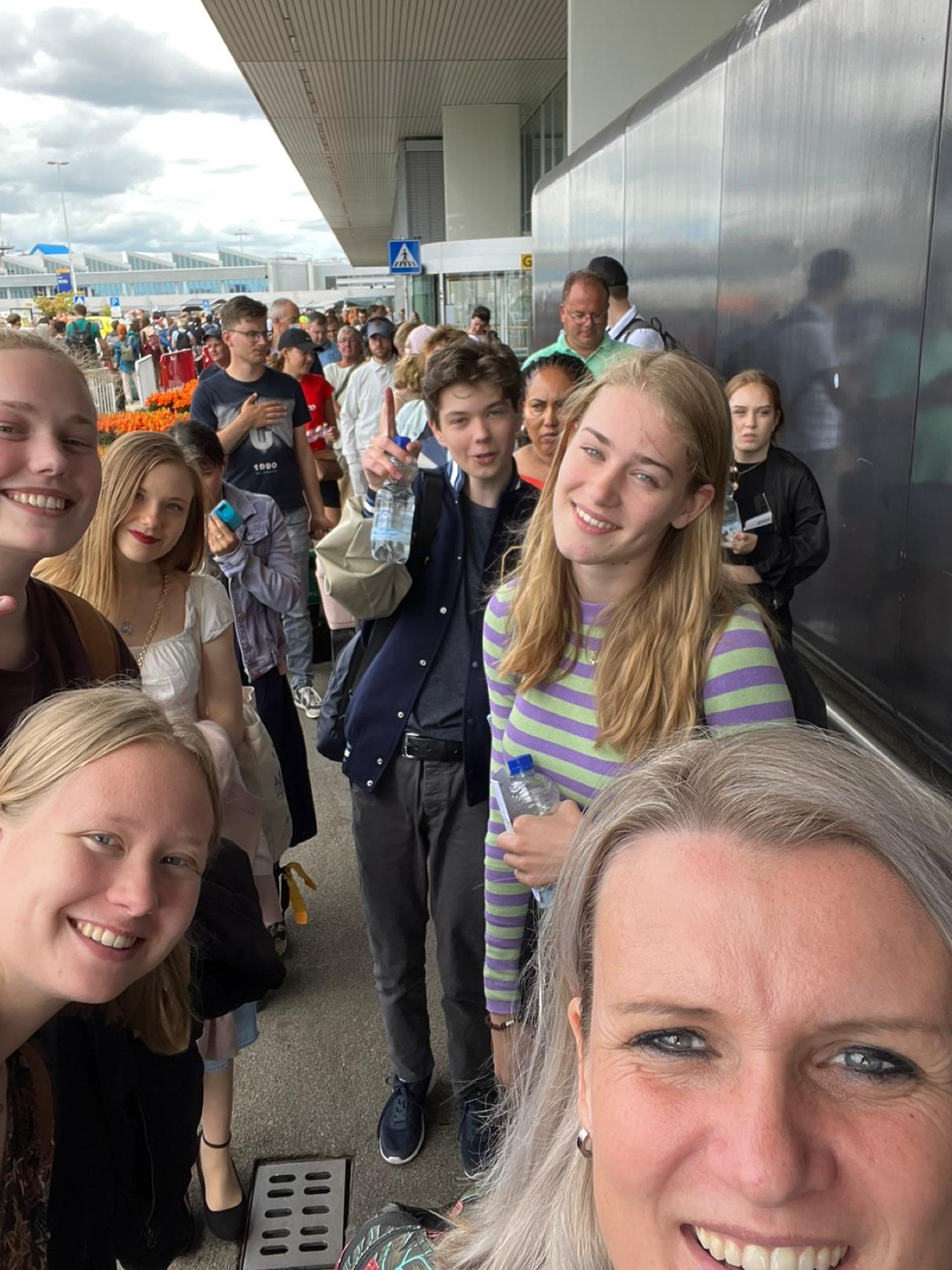 Vertrek vanaf Schiphol